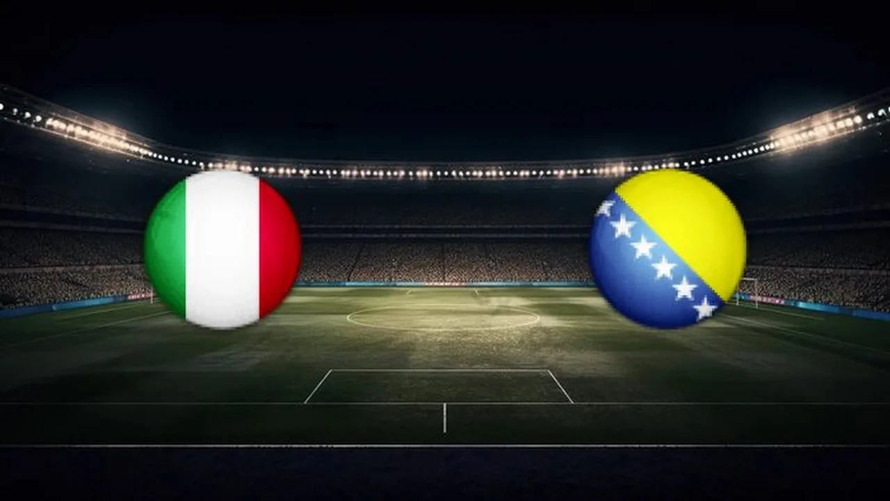 موعد مواجهة البوسنة والهرسك وإيطاليا في نهائي تصفيات كأس العالم والقنوات الناقلة